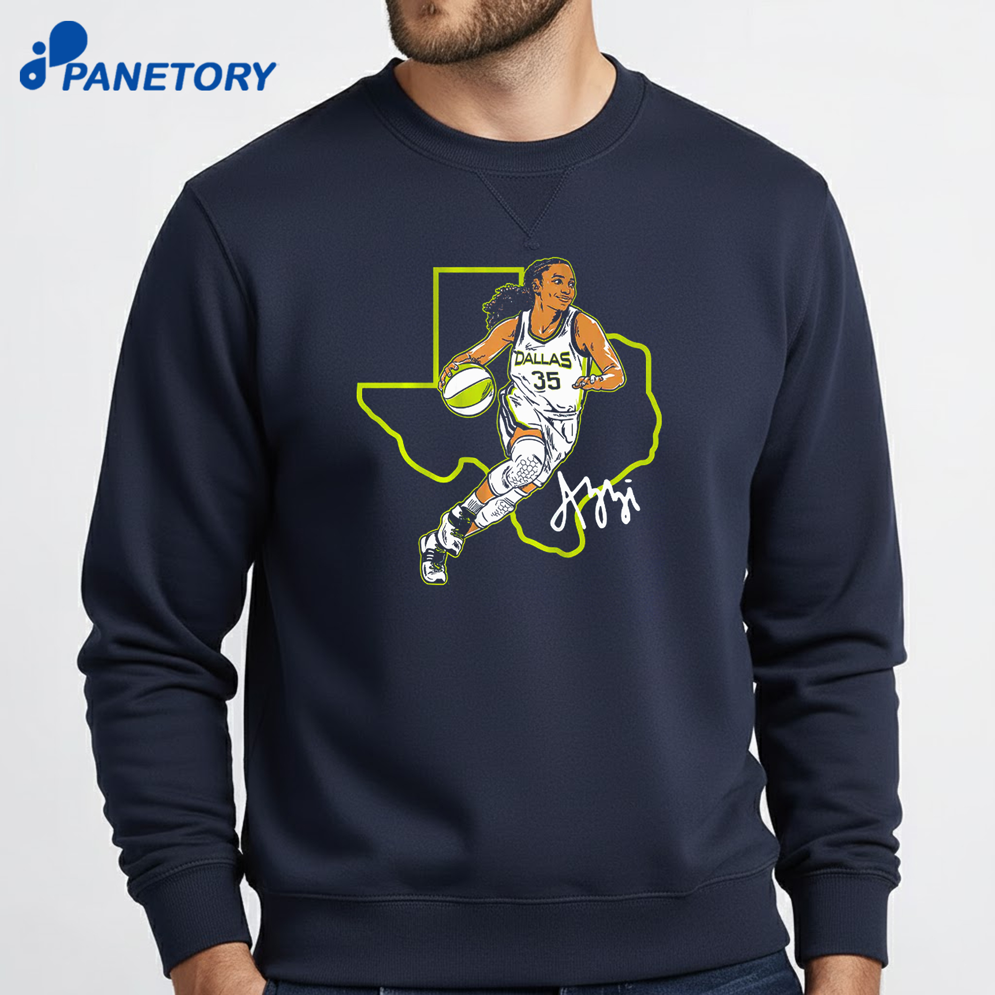 Azzi Fudd Dallas State Star T-Shirt 6 Azzi Fudd Dallas State Star T-Shirt 2