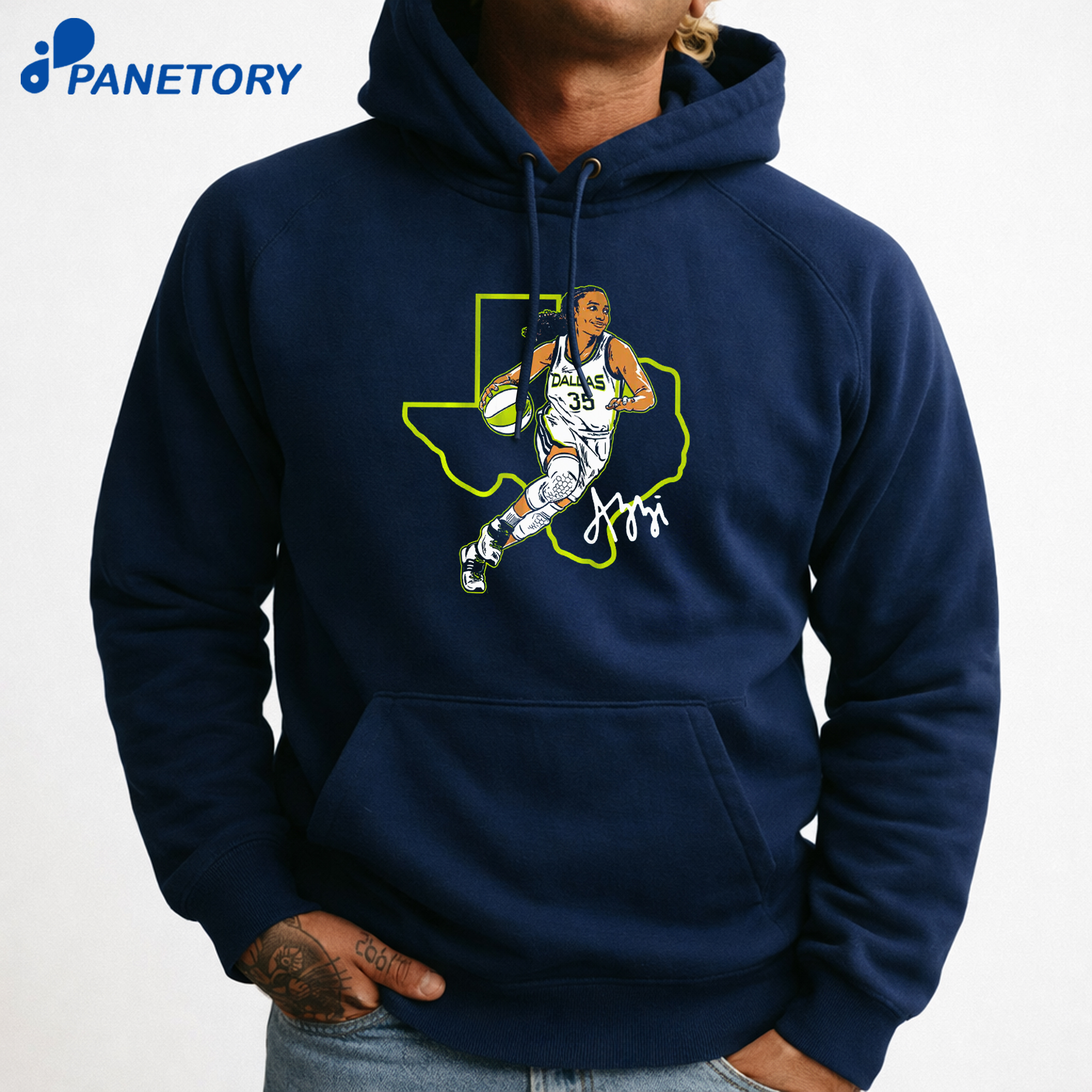 Azzi Fudd Dallas State Star T-Shirt 7 Azzi Fudd Dallas State Star T-Shirt 3