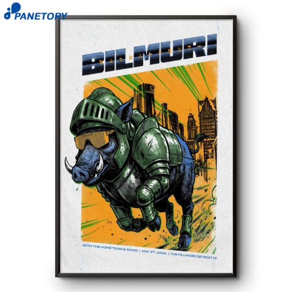 Bilmuri The Fillmore Detroit MI May 3 2026 Poster