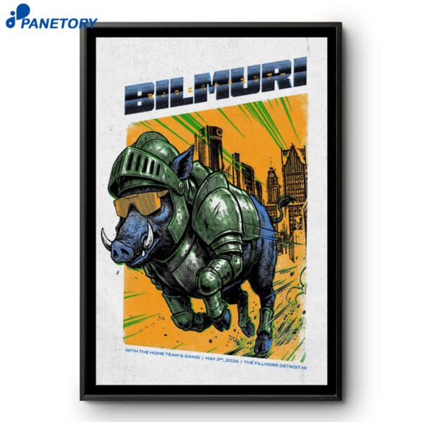 Bilmuri The Fillmore Detroit May 3 2026 Poster