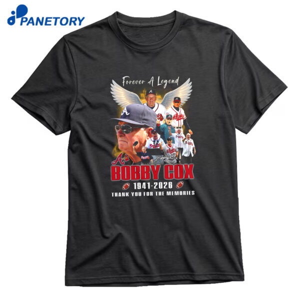 Bobby Cox 1941 2026 Thank You For The Memories T-Shirt