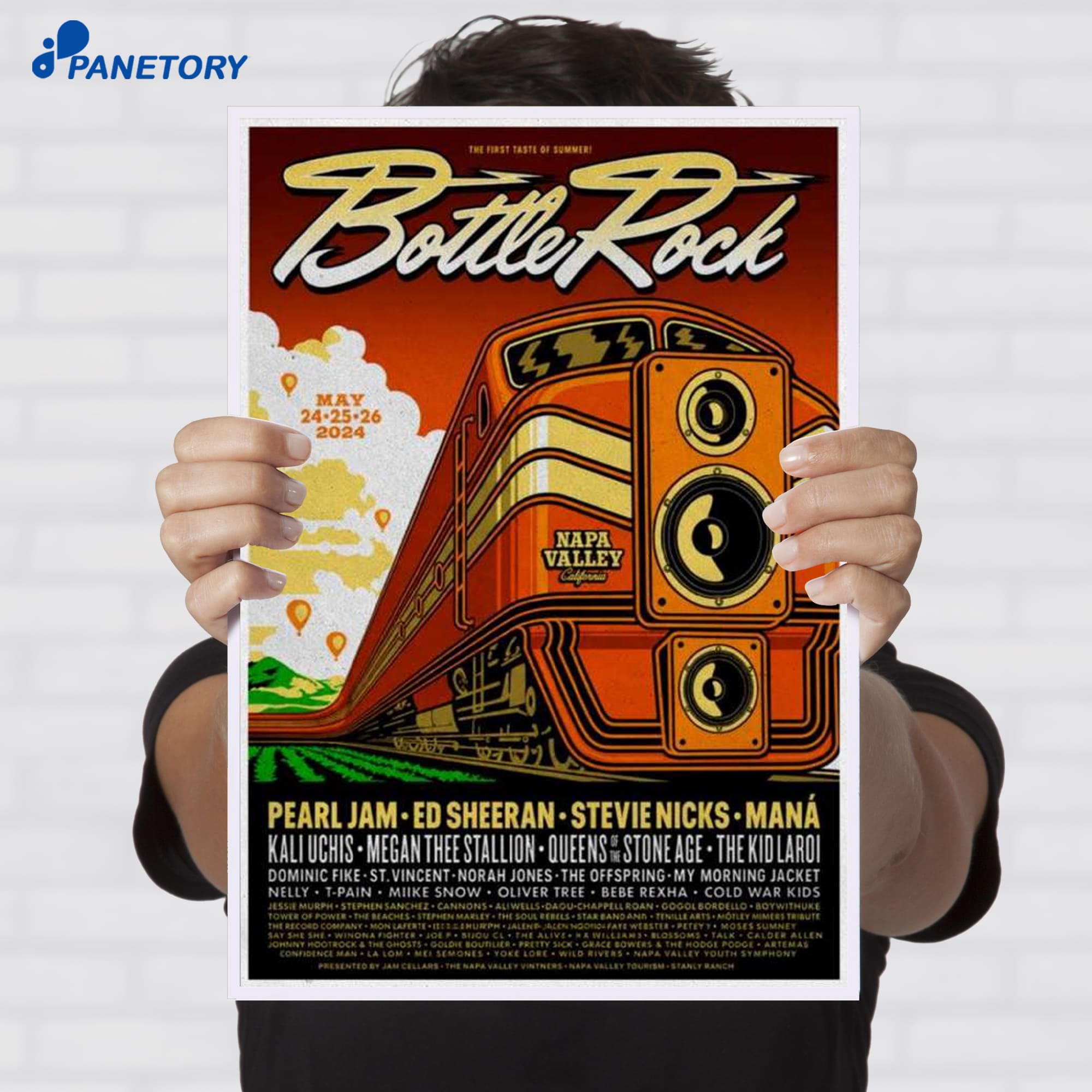 Bottlerock Napa Napa Ca May 24-25-26 2026 Poster Bottlerock Napa Napa Ca May 24-25-26 2026 Poster