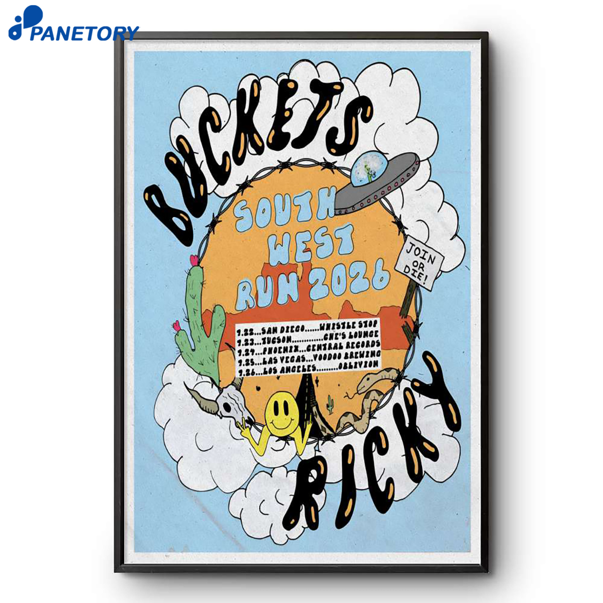 Buckets South West Run Tour 2026 Poster 2 Buckets South West Run Tour 2026 Poster