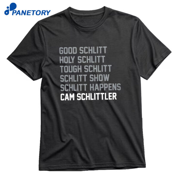 Cam Schlittler Schlitt List Good Schlitt Holy Schlittler T-Shirt