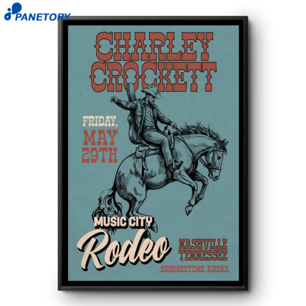 Charley Crockett Nashville TN May 29 2026 Poster