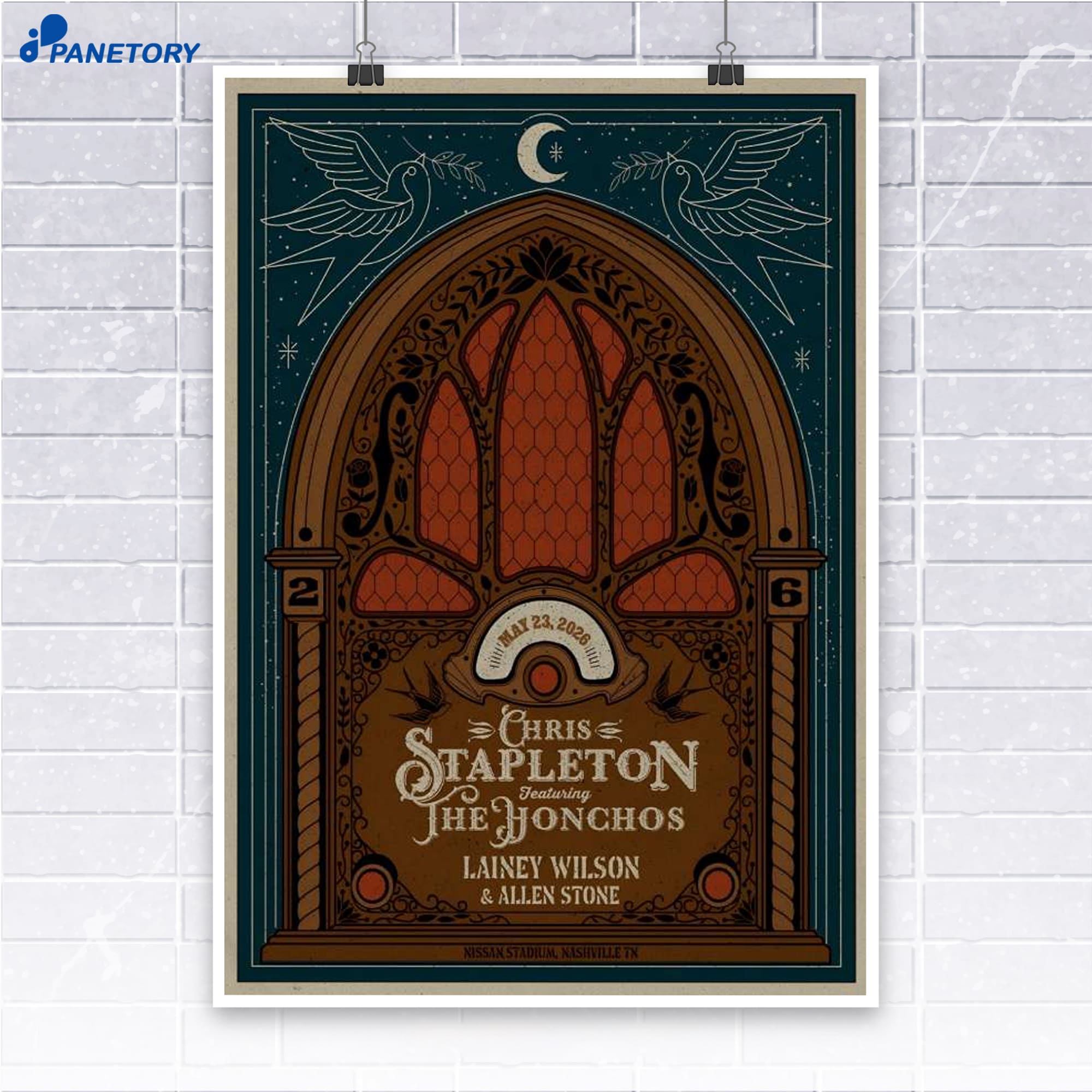 Chris Stapleton Nashville Tn May 23 2026 Poster Chris Stapleton Nashville Tn May 23 2026 Poster