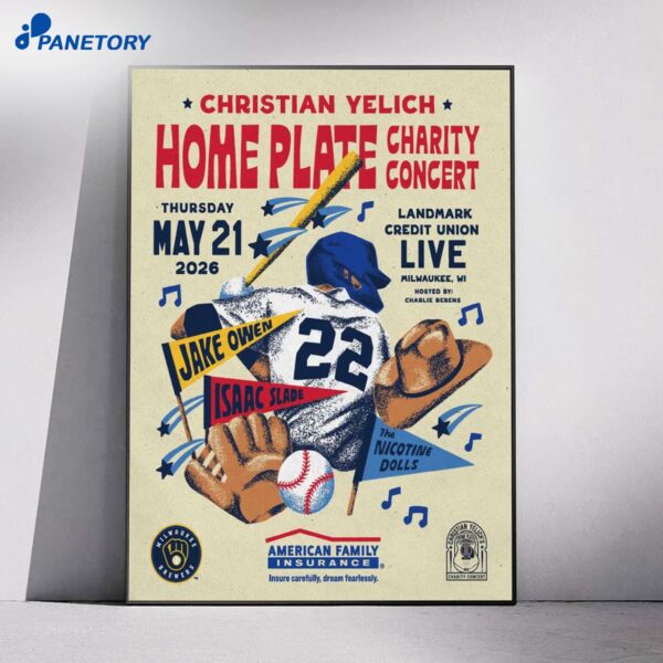 Christian Yelich Milwaukee MI May 21 2026 Poster