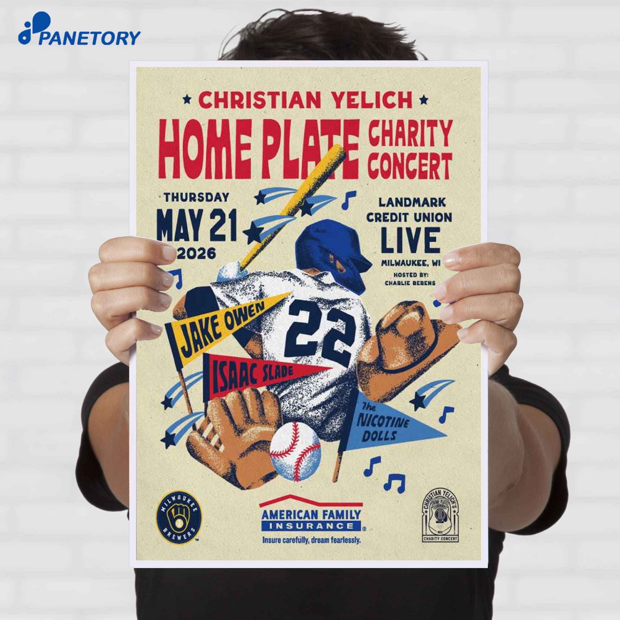 Christian Yelich Milwaukee Mi May 21 2026 Poster Christian Yelich Milwaukee Mi May 21 2026 Poster