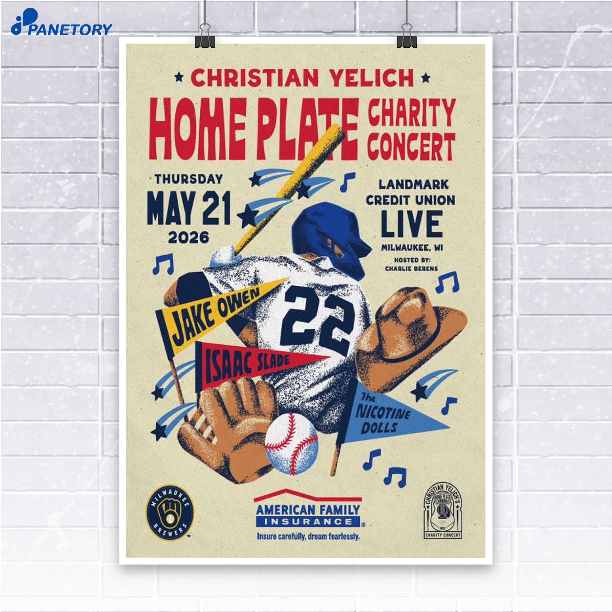 Christian Yelich Milwaukee Mi May 21 2026 Poster Christian Yelich Milwaukee Mi May 21 2026 Poster