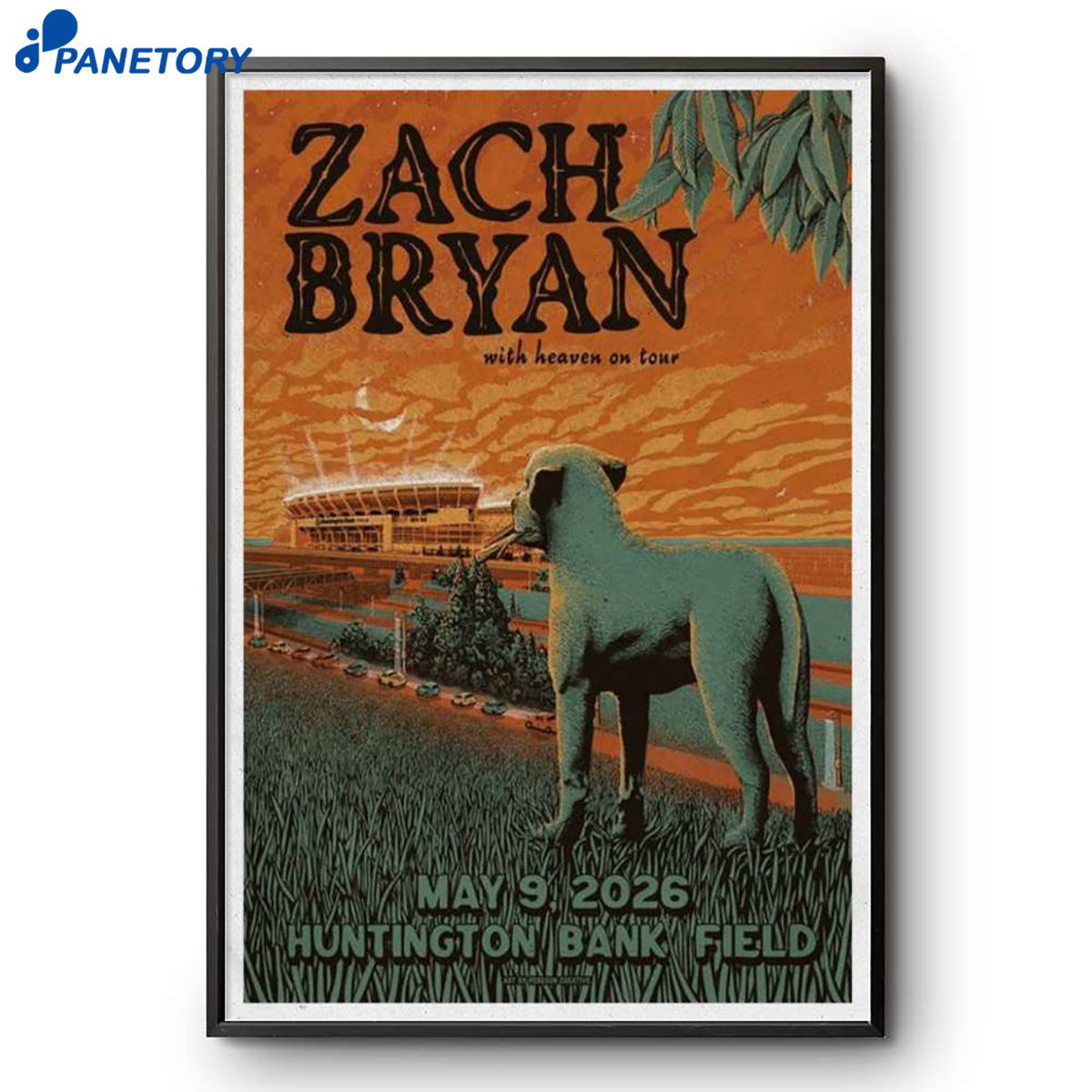 Cleveland Oh Zach Bryan May 9 2026 Poster 2 Cleveland Oh Zach Bryan May 9 2026 Poster