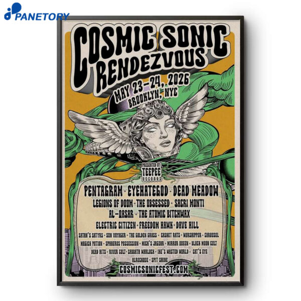 Cosmic Sonic Rendezvous Brooklyn NYC May 23-24 2026 Poster