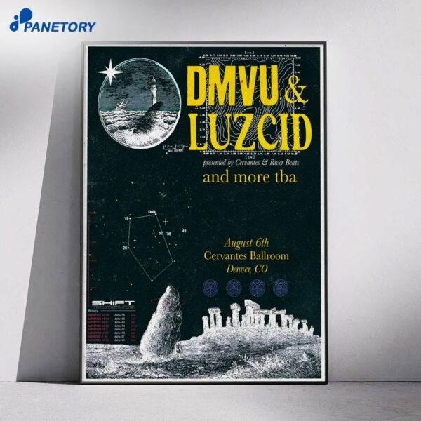 DMVU And LUZCID Denver CO Tour Aug 6 2026 Poster