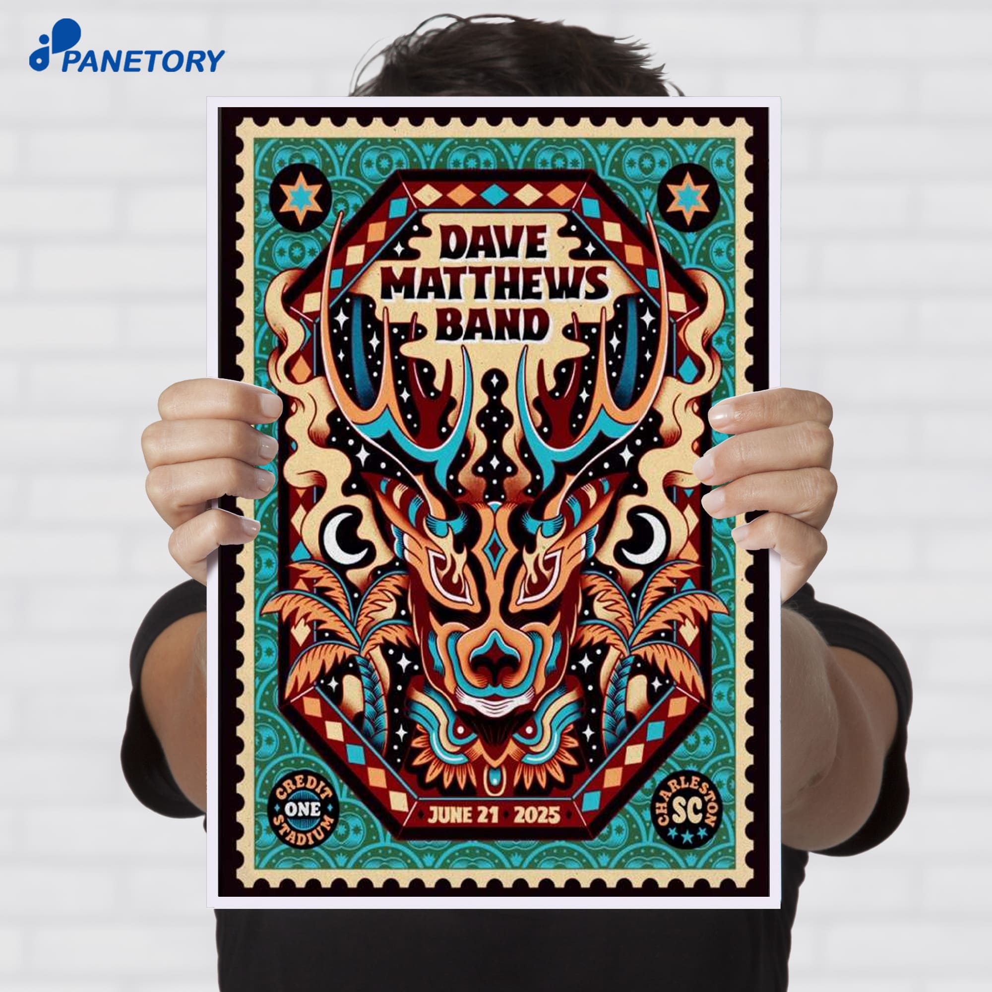 Dave Matthews Band Credit One Stadium Charleston Sc Jun 21 2025 Poster Dave Matthews Band Credit One Stadium Charleston Sc Jun 21 2025 Poster