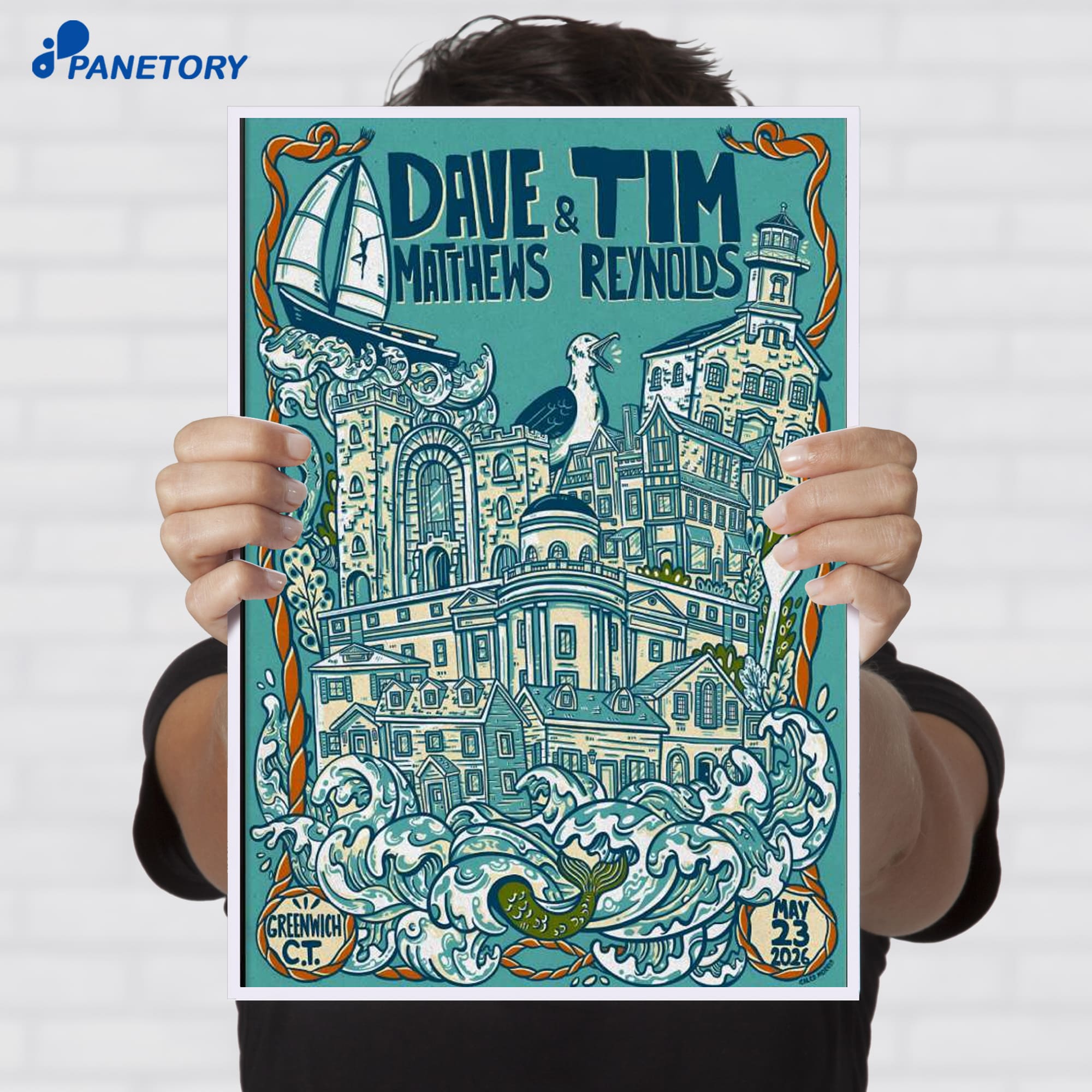 Dave Matthews Band Greenwich Ct May 23 2026 Poster Dave Matthews Band Greenwich Ct May 23 2026 Poster