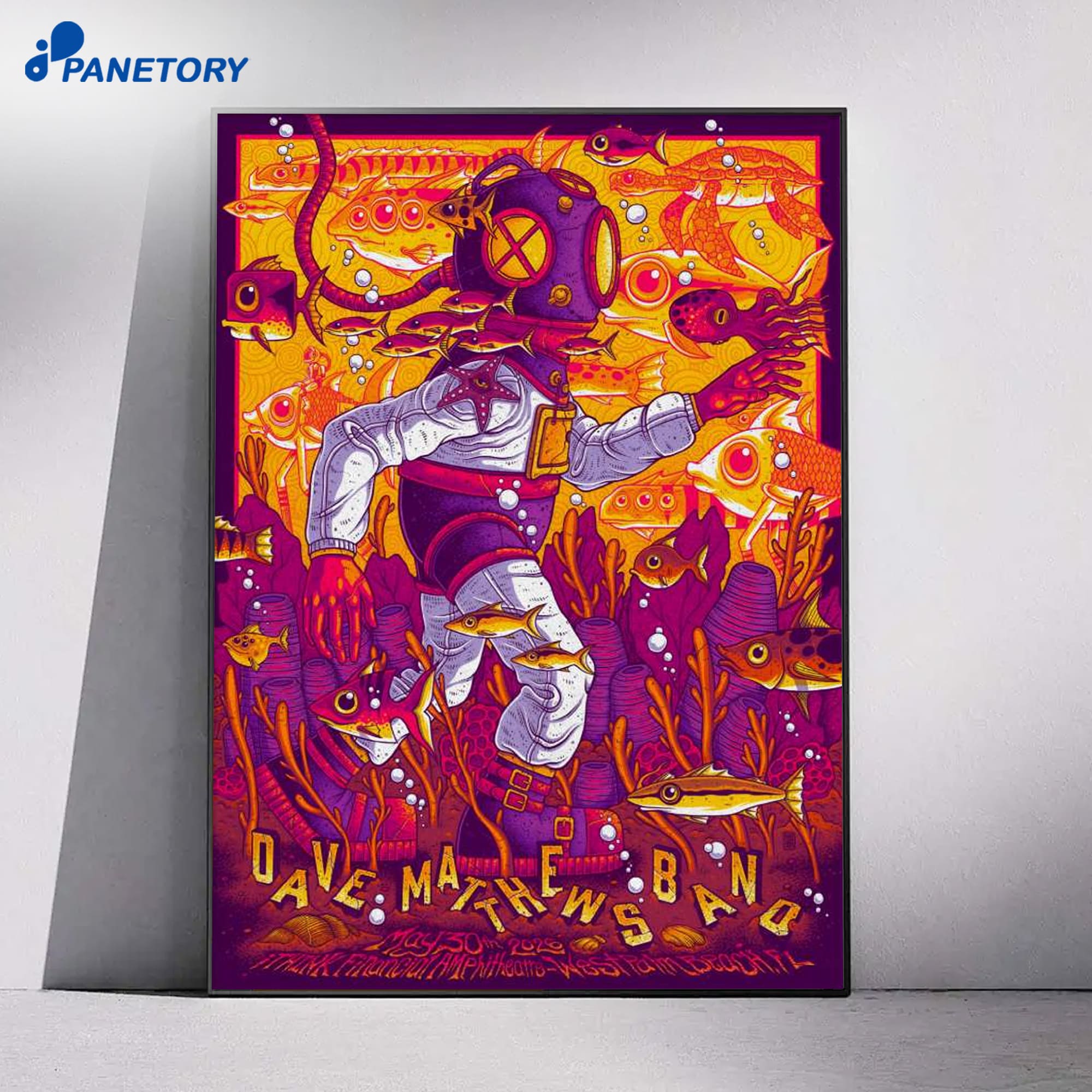 Dave Matthews Band Ithink Financial Amphitheatre West Palm Beach Fl May 30 2026 Poster 4 Dave Matthews Band Ithink Financial Amphitheatre West Palm Beach Fl May 30 2026 Poster 1