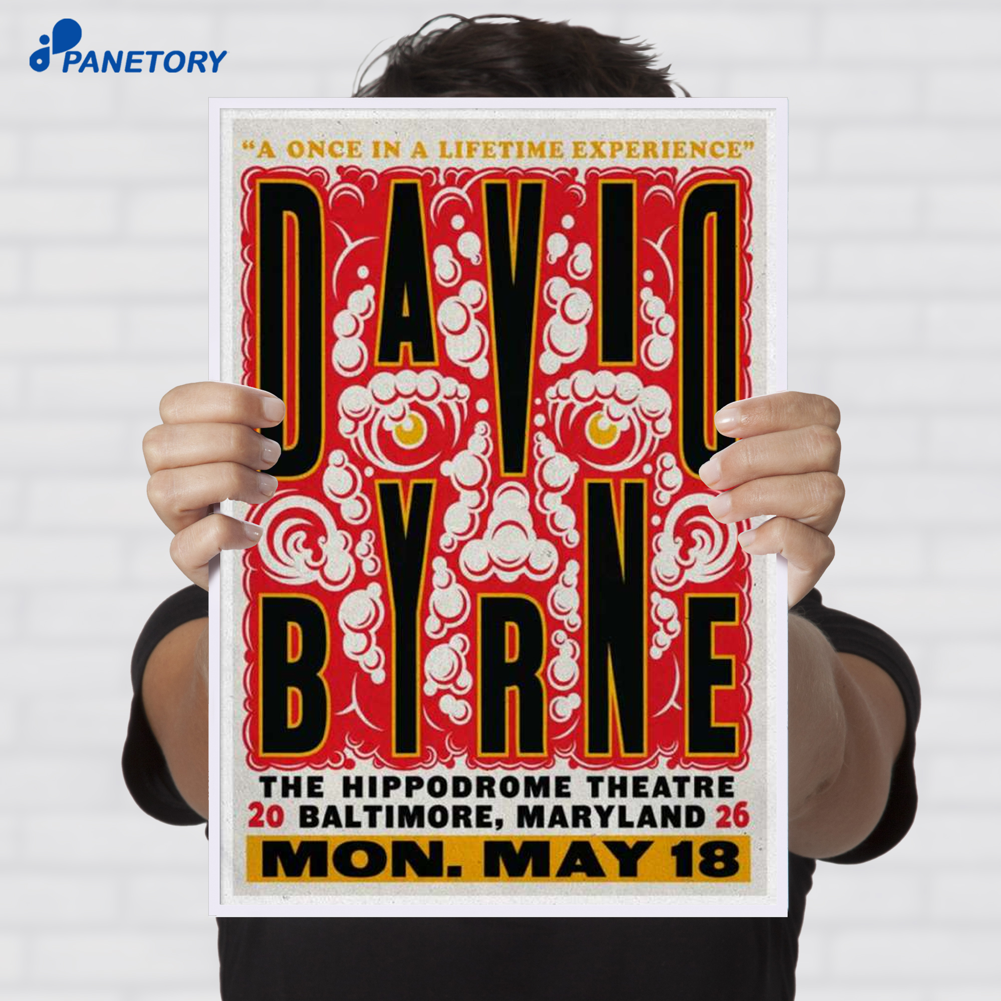 David Byrne Baltimore May 18 2026 Poster David Byrne Baltimore May 18 2026 Poster