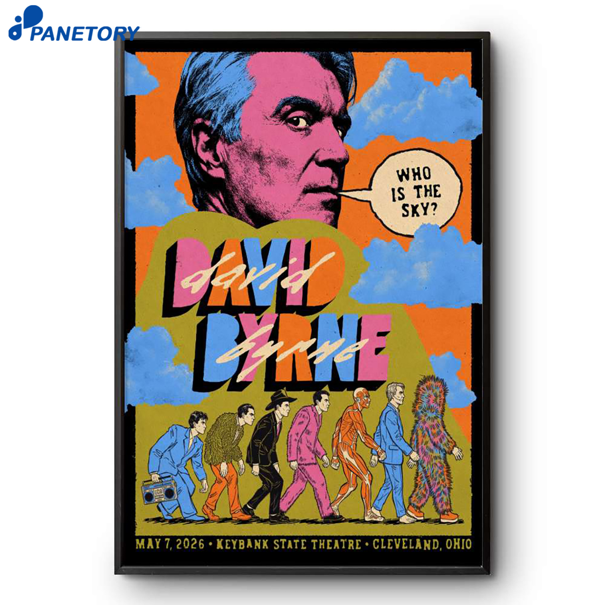 David Byrne Keybank State Theatre Playhouse Square Cleveland Oh May 7 2026 Poster 2 David Byrne Keybank State Theatre Playhouse Square Cleveland Oh May 7 2026 Poster