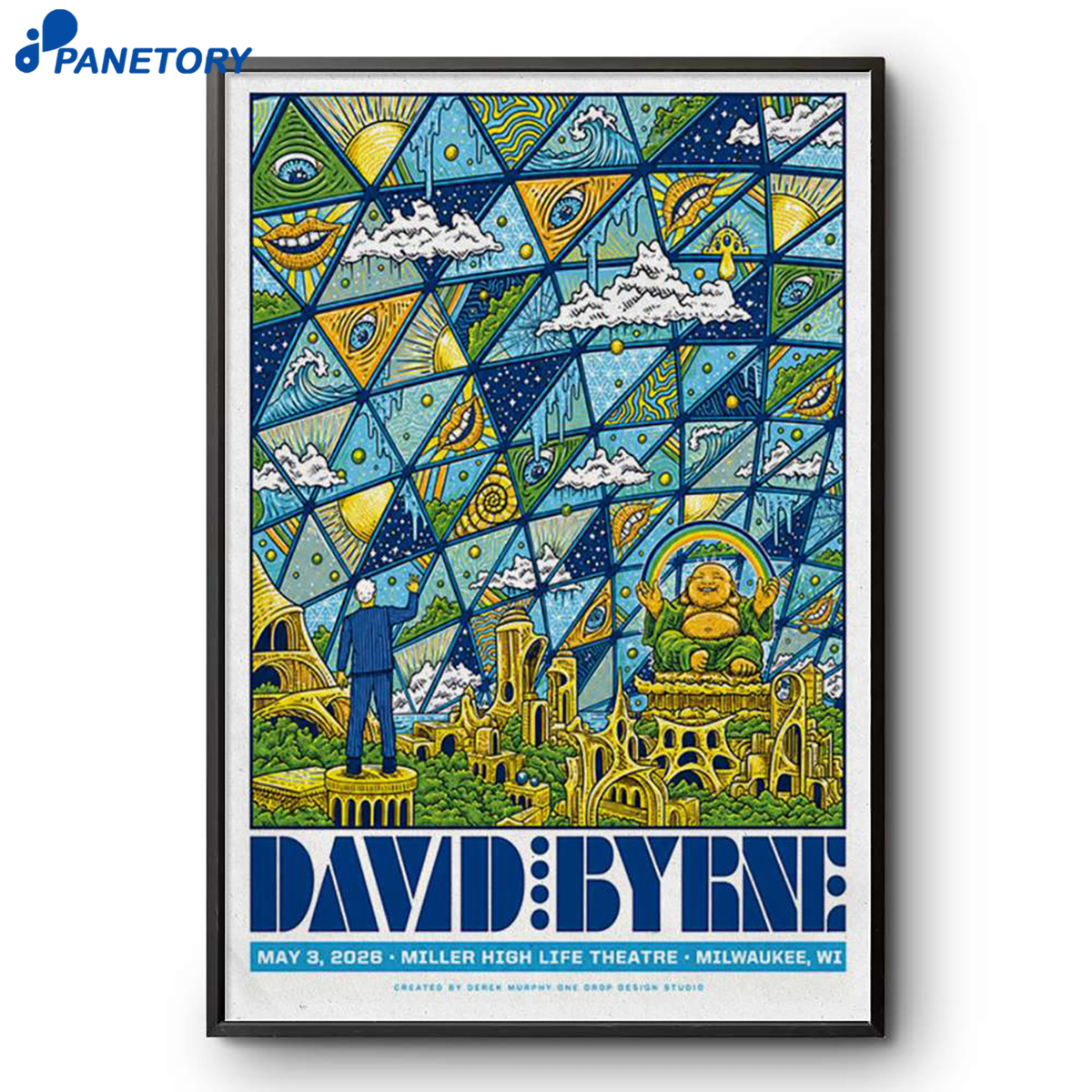 David Byrne Milwaukee Wi May 3 2026 Poster 2 David Byrne Milwaukee Wi May 3 2026 Poster