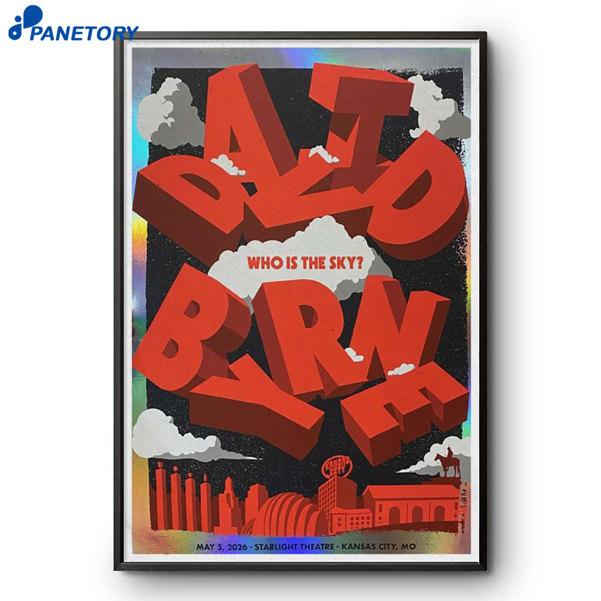 David Byrne Tour Kansas City May 5 2026 Poster 2 David Byrne Tour Kansas City May 5 2026 Poster