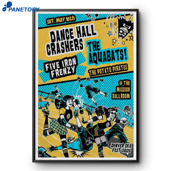 Denver Ska Fest Denver Mission Ballroom May 16 2026 Poster