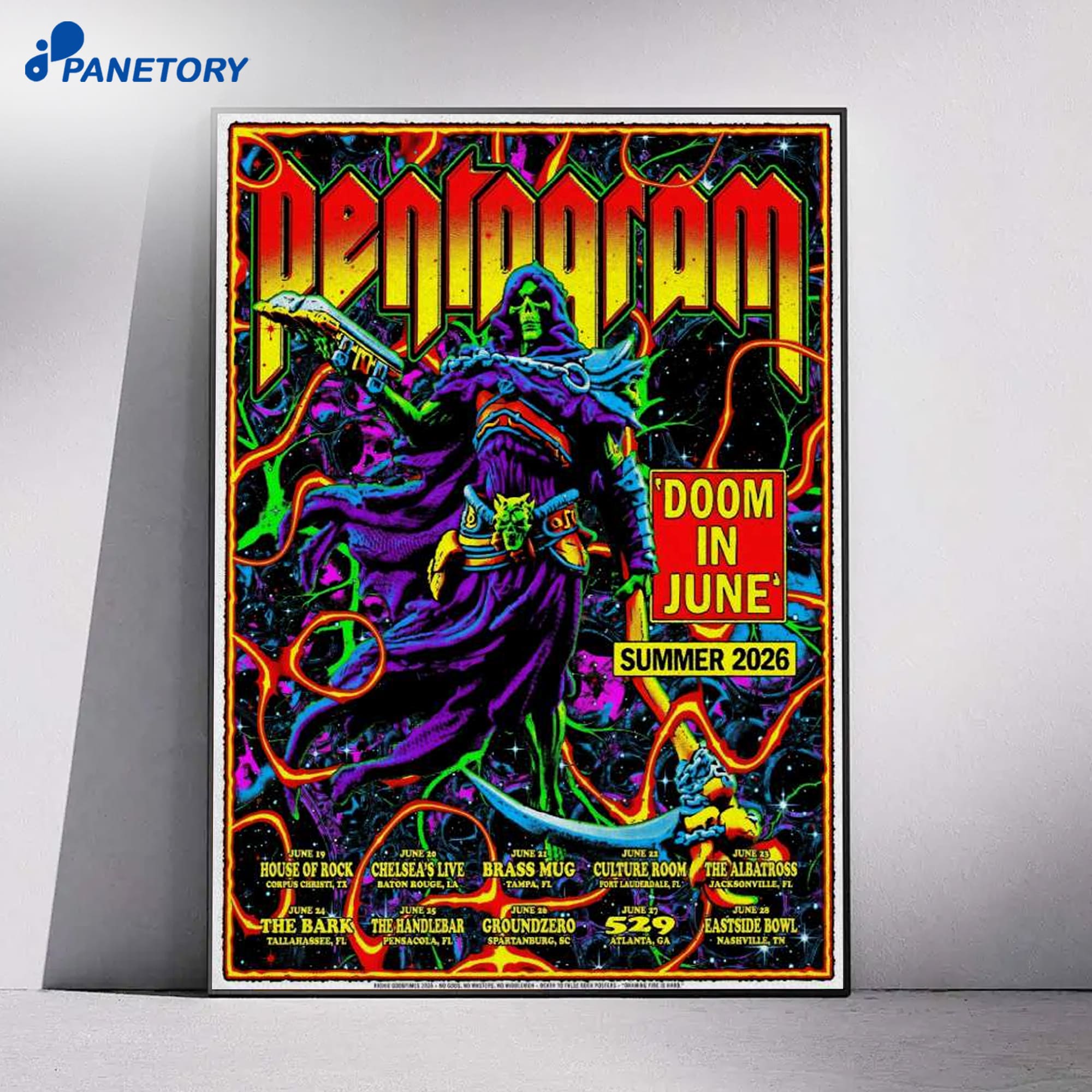Doom And Pentagram Summer Jun 2026 Poster 4 Doom And Pentagram Summer Jun 2026 Poster 1