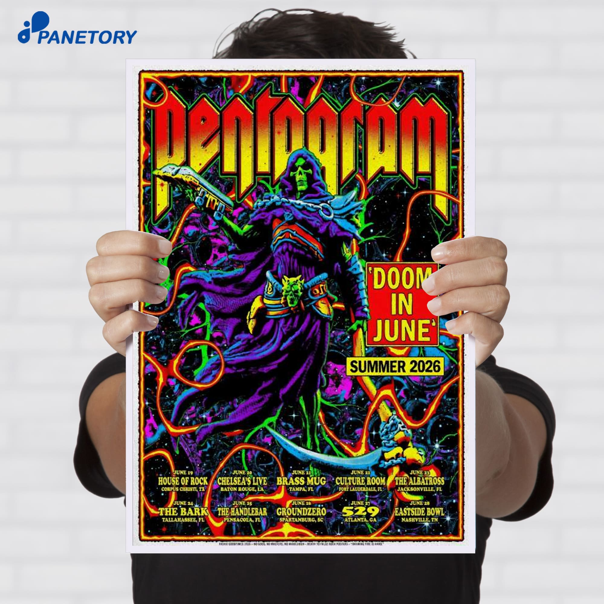 Doom And Pentagram Summer Jun 2026 Poster Doom And Pentagram Summer Jun 2026 Poster