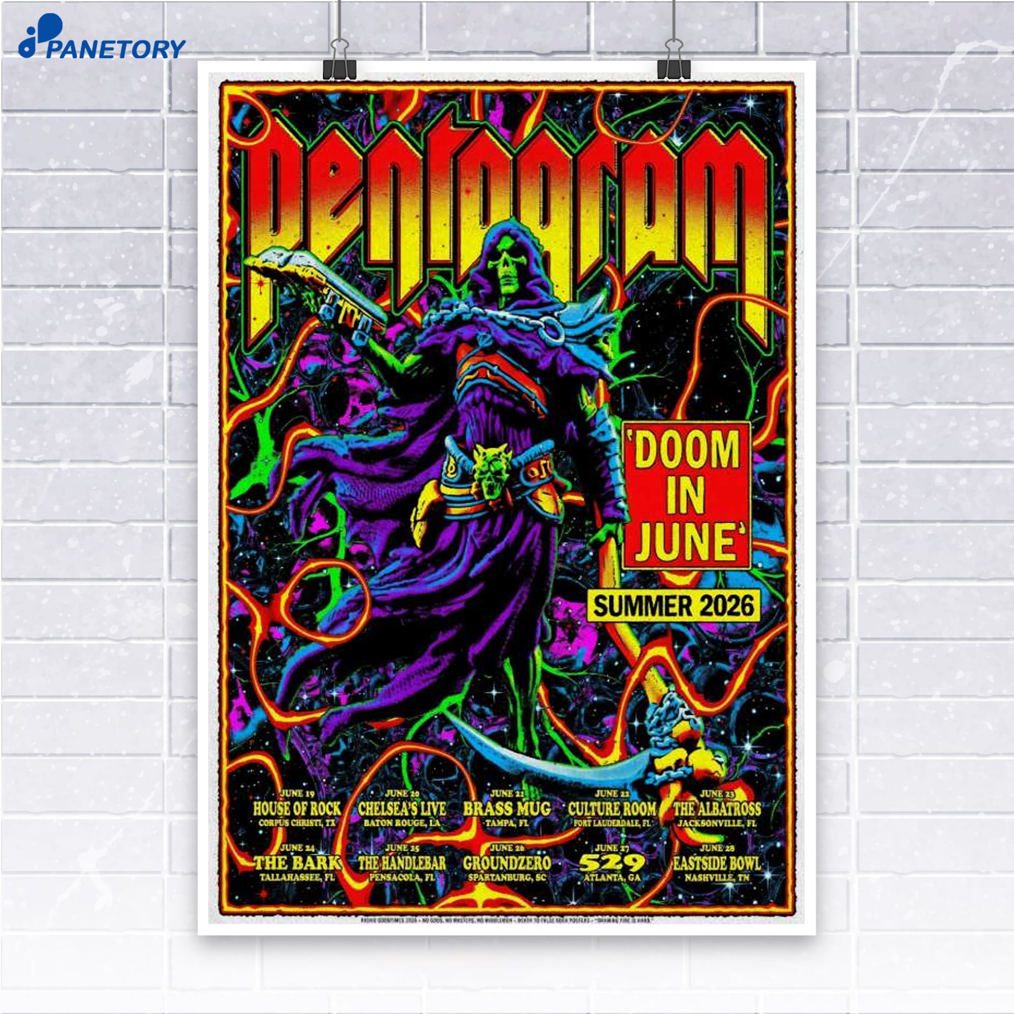 Doom And Pentagram Summer Jun 2026 Poster Doom And Pentagram Summer Jun 2026 Poster