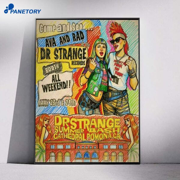 Dr. Strange Records The Cathedral Pomona CA May 23 24 2026 Poster