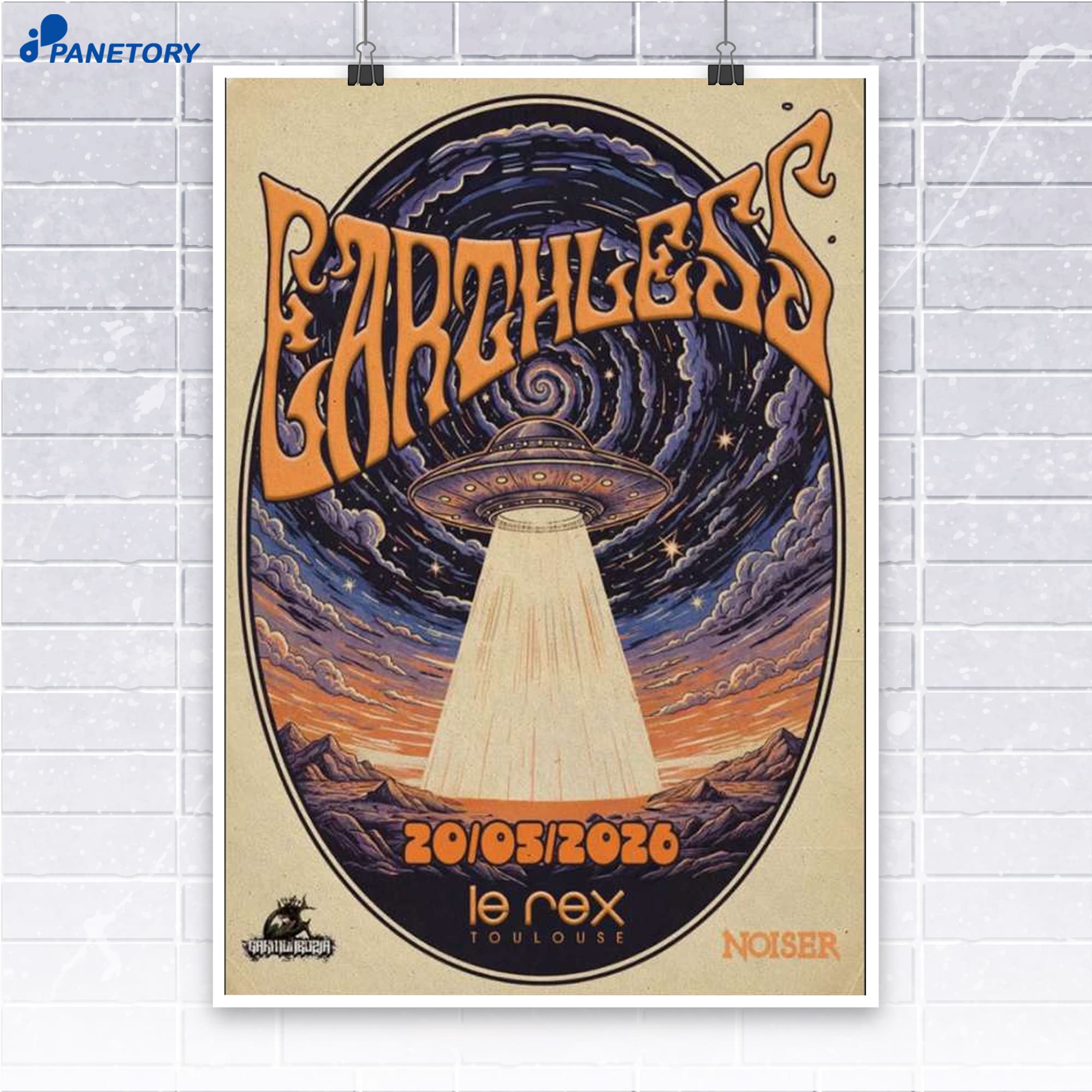Earthless Le Rex Toulouse France May 20 2026 Poster Earthless Le Rex Toulouse France May 20 2026 Poster