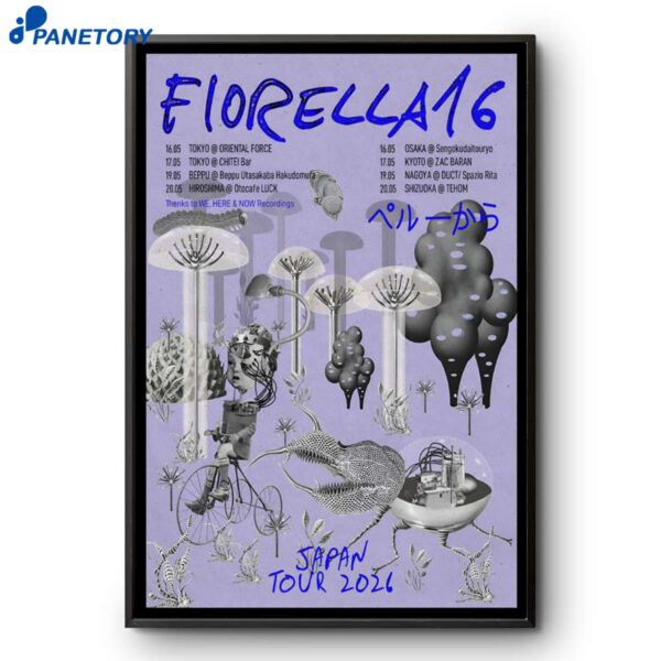 Fiorella16 Japan Tour 2026 Poster
