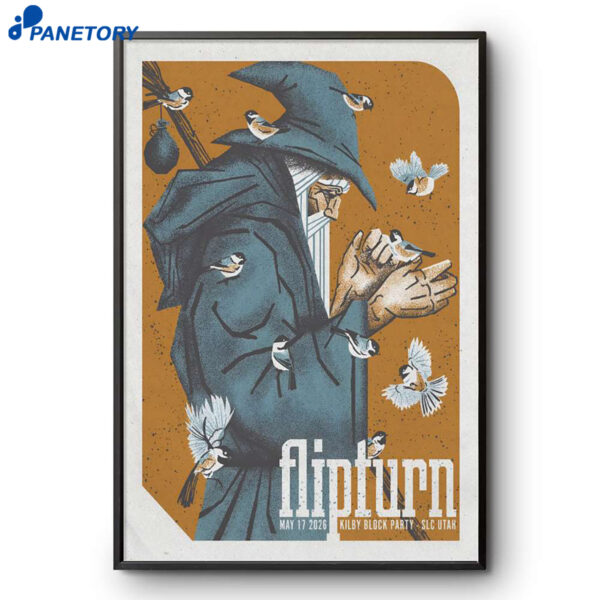 Flipturn Salt Lake City UT May 17 2026 Poster