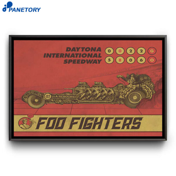 Foo Fighters Daytona Beach FL May 8 2026 Poster