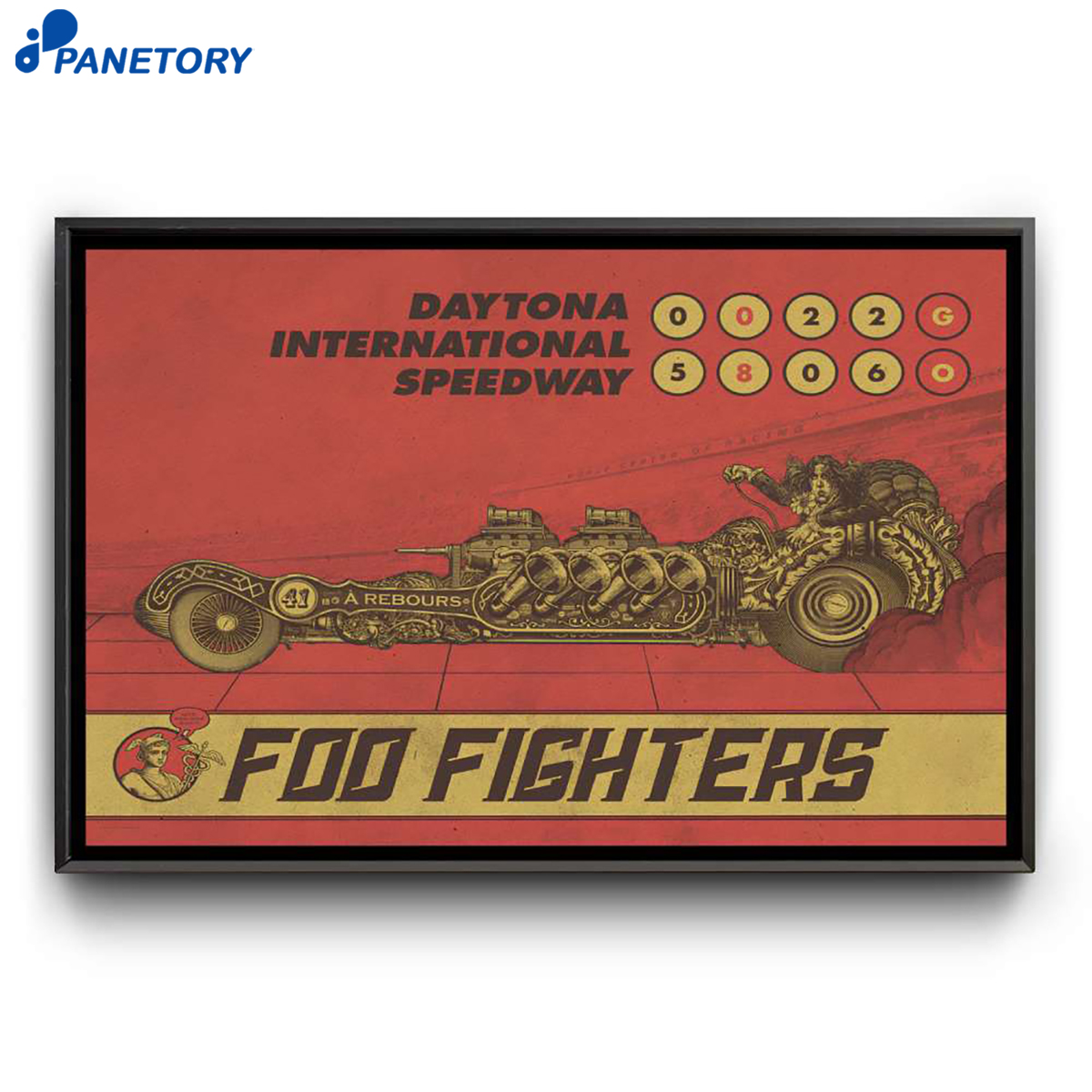 Foo Fighters Daytona Beach Fl May 8 2026 Poster 2 Foo Fighters Daytona Beach Fl May 8 2026 Poster