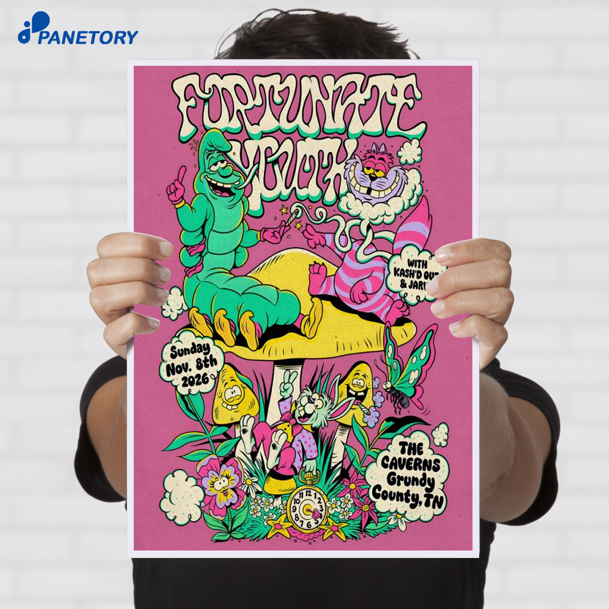Fortunate Youth The Caverns Nov 8 2026 Poster Fortunate Youth The Caverns Nov 8 2026 Poster