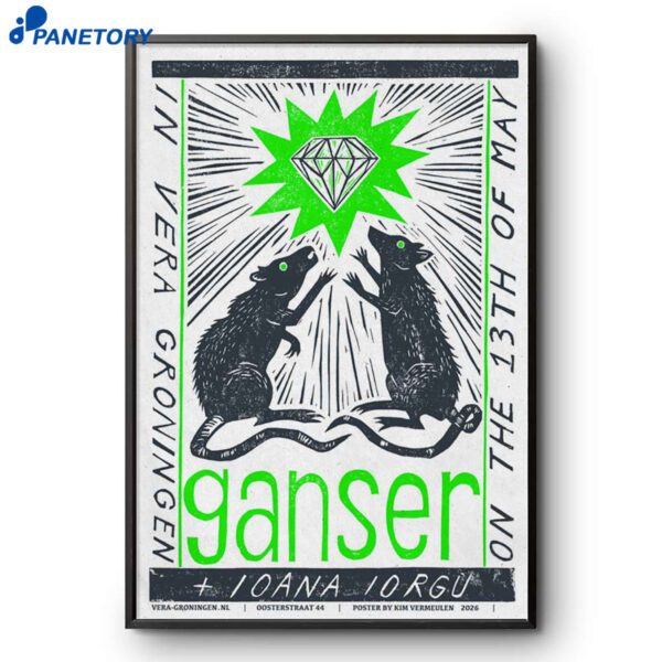 Ganser Groningen NL May 13 2026 Poster