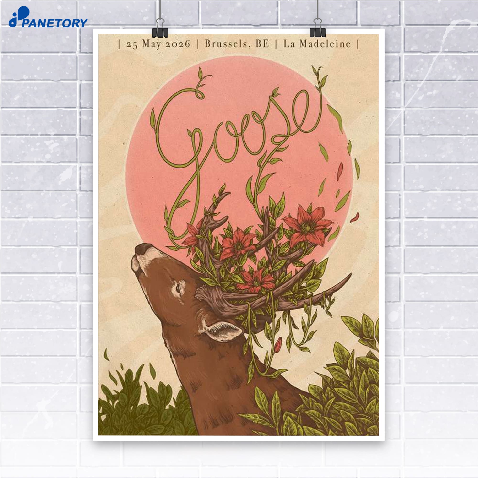 Goose Brussels Be Tour May 25 2026 Poster Goose Brussels Be Tour May 25 2026 Poster