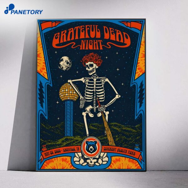 Grateful Dead Knoxville TN May 23 2026 Poster