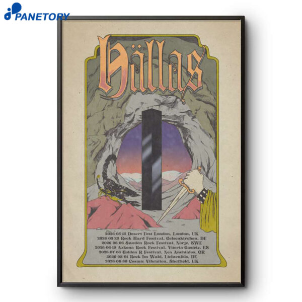 Hällas Festival Shows Summer 2026 Poster