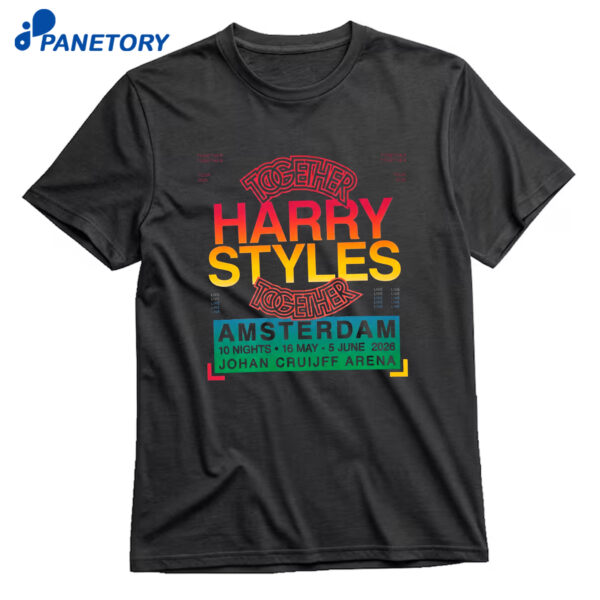 Harry Styles Together Together Tour 2026 Amsterdam T-Shirt