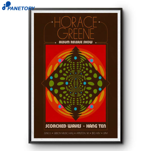 Horace Greene Appleton WI Jub 6 2026 Poster