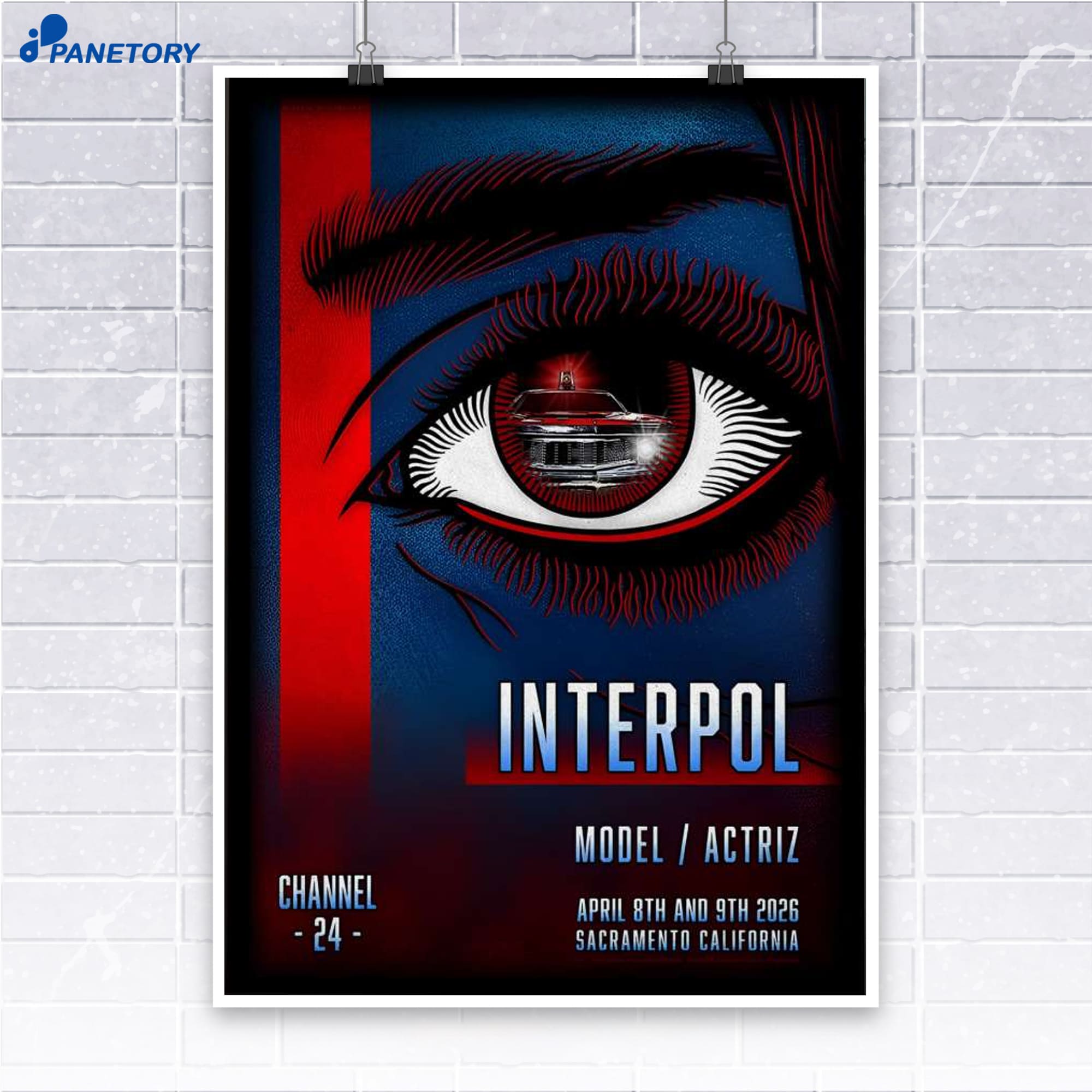 Interpol Channel 24 Sacramento Ca Apr 8-9 2026 Poster Interpol Channel 24 Sacramento Ca Apr 8-9 2026 Poster