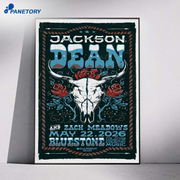 Jackson Dean Columbus OH May 22 2026 Poster