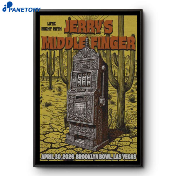 Jerry's Middle Finger Las Vegas Apr 30 2026 Poster