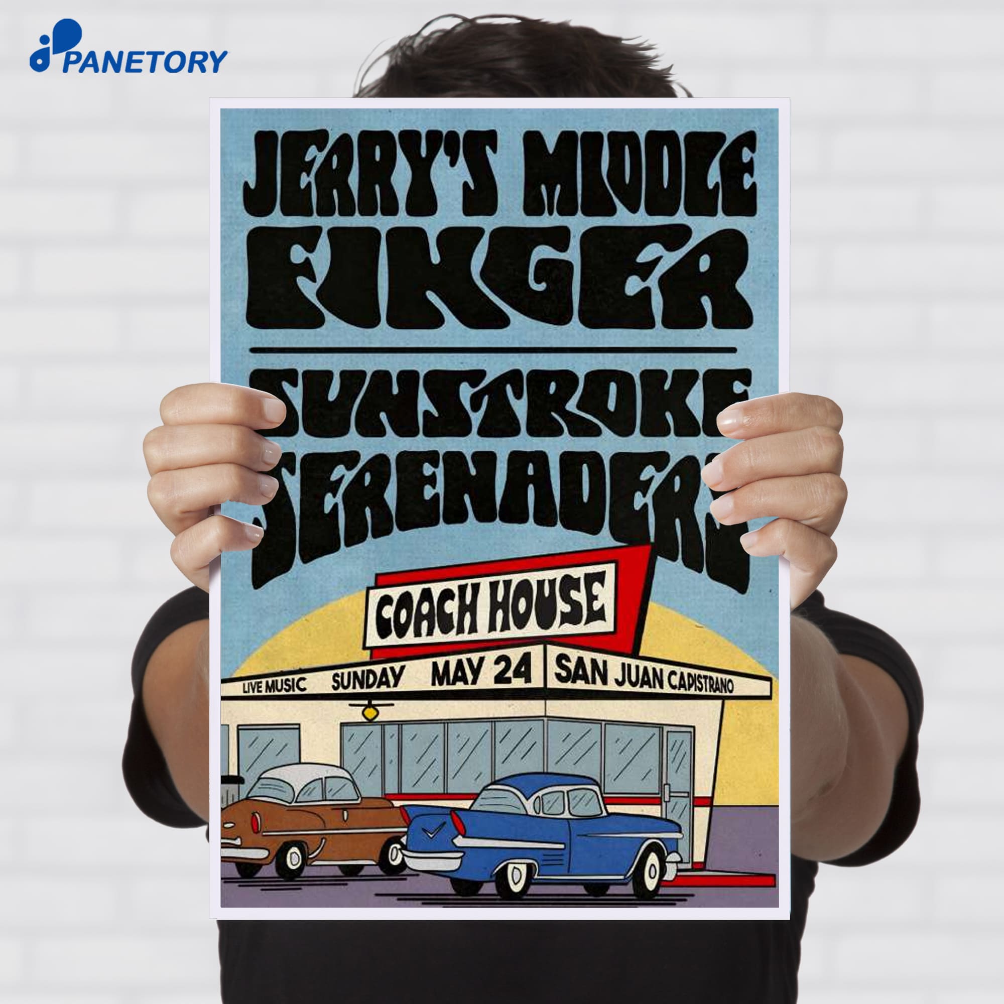 Jerry'S Middle Finger San Juan Capistrano Ca May 24 2026 Poster Jerry'S Middle Finger San Juan Capistrano Ca May 24 2026 Poster