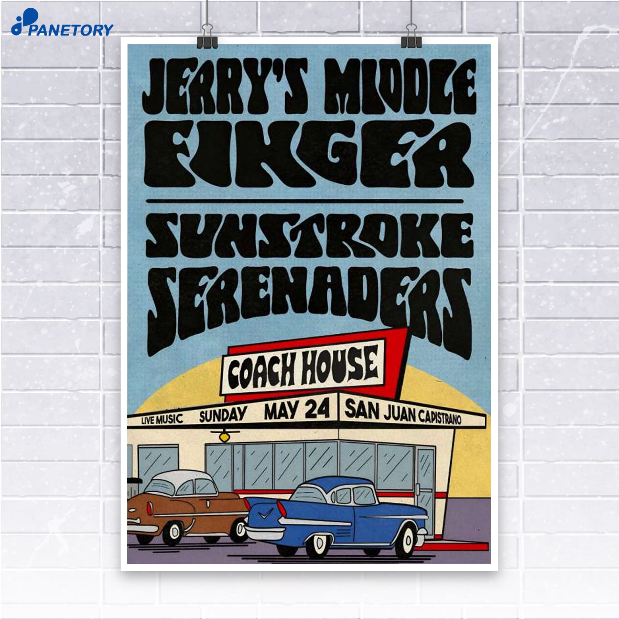 Jerry'S Middle Finger San Juan Capistrano Ca May 24 2026 Poster Jerry'S Middle Finger San Juan Capistrano Ca May 24 2026 Poster