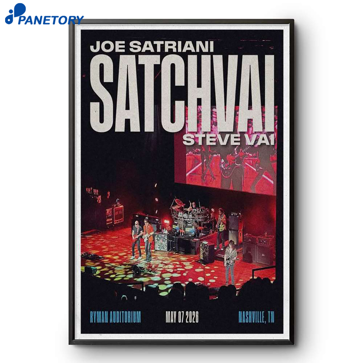 Joe Satriani Nashville Tn May 7 2026 Poster 2 Joe Satriani Nashville Tn May 7 2026 Poster