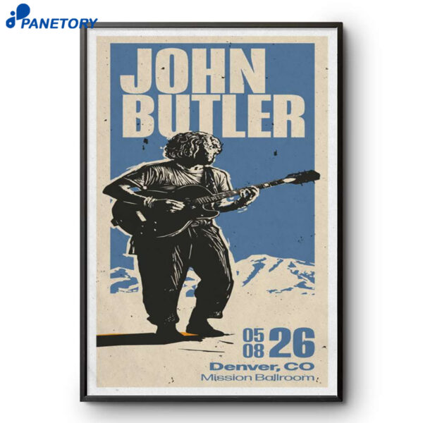 John Butler Denver CO May 8 2026 Poster