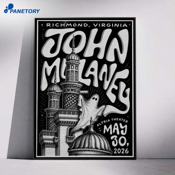 John Mulaney Tour Altria Theater May 30 2026 Poster