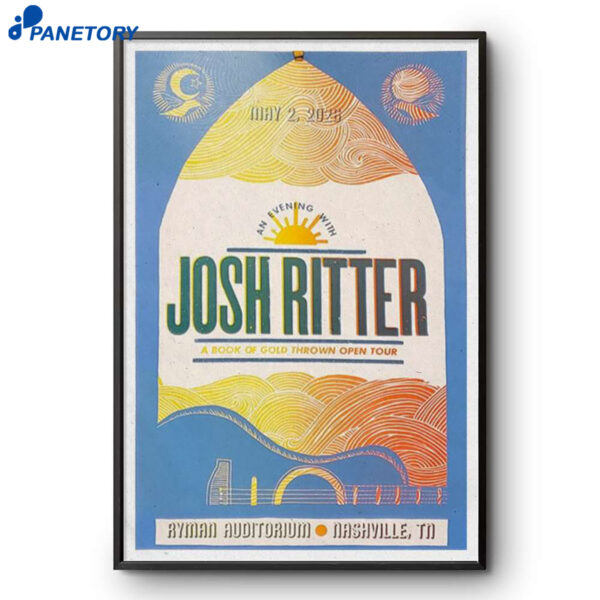 Josh Ritter Nashville May 2 2026 Poster