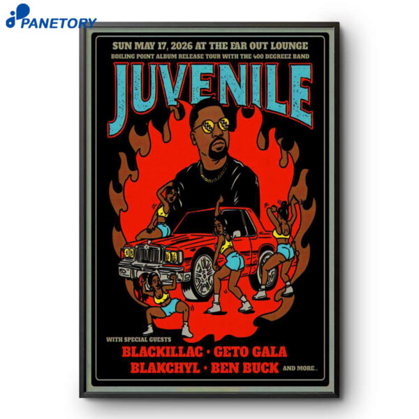 Juvenile Austin TX May 17 2026 Poster